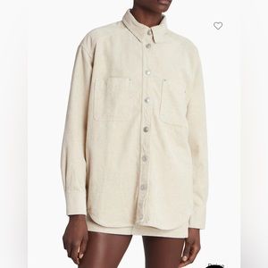 NWT Isabelle Marant Randal Oversized Corduroy Shirt